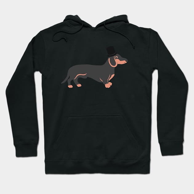 Sausage Dog Hoodie by Tilly-Scribbles
